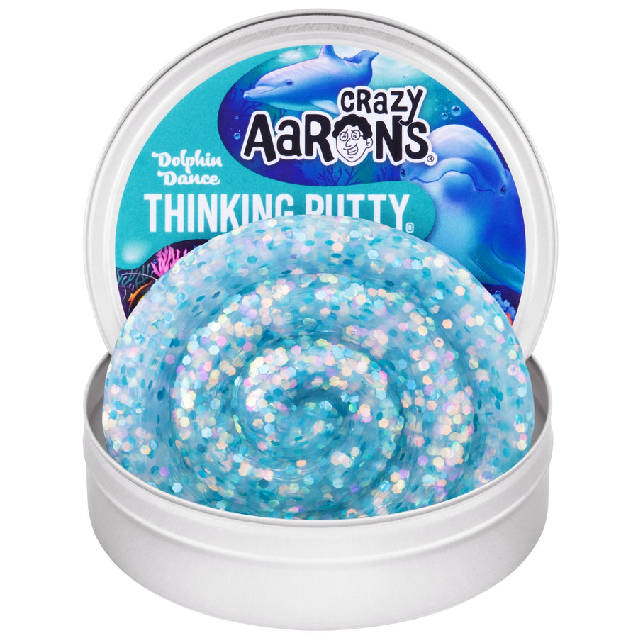 Dolphin Dance - 3.5" Thinking Putty Tin T0